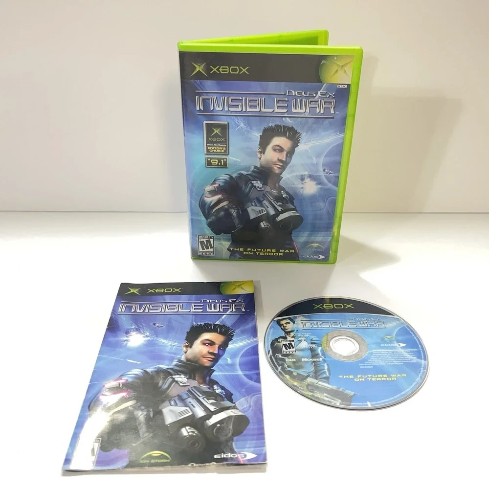 Deus Ex: Invisible War (Microsoft Xbox, 2003) CIB w/Reg Card
